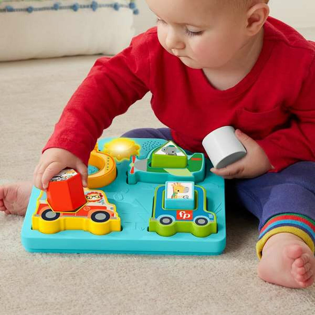 Kinder Puzzle aus Holz Fisher-Price Fahrzeuge