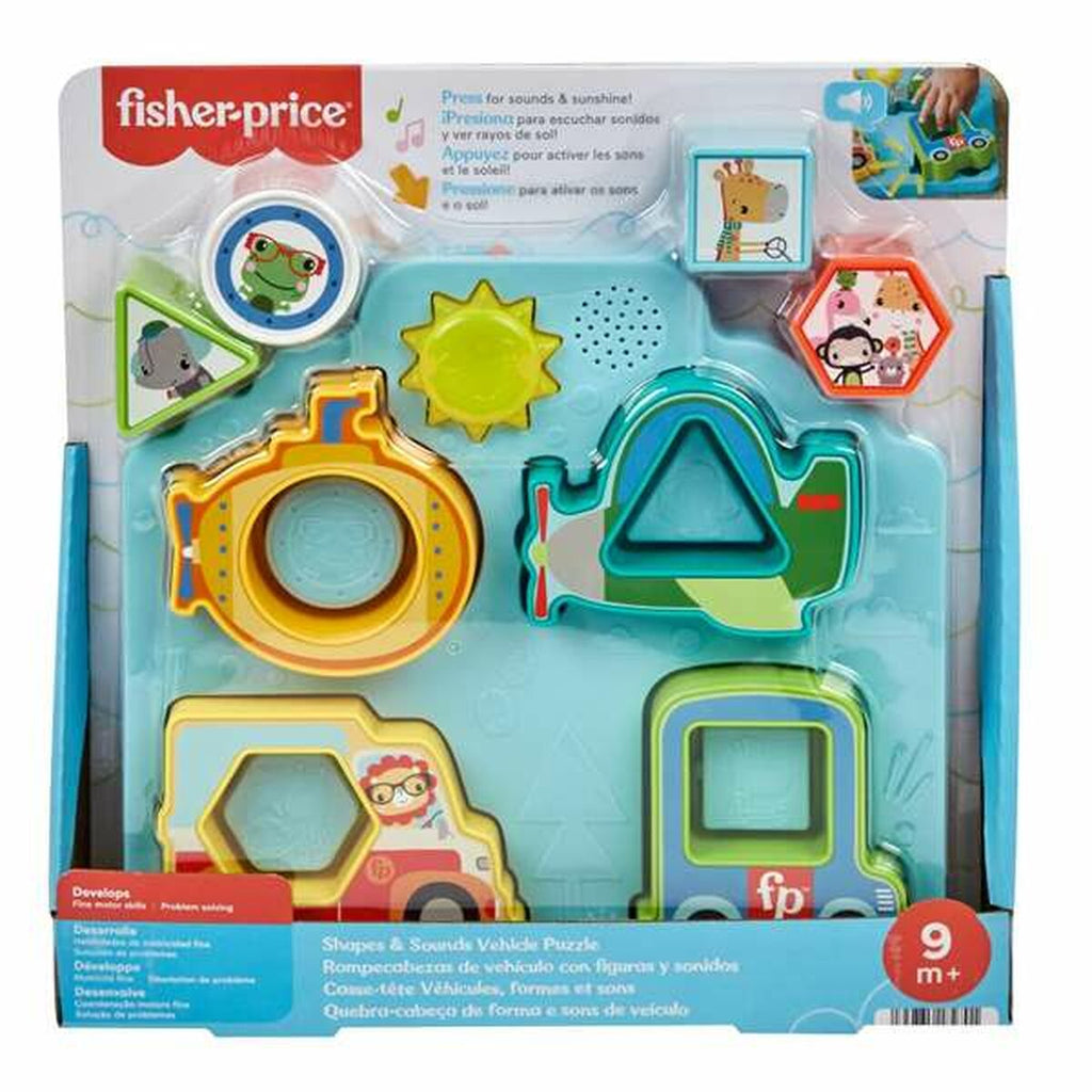Kinder Puzzle aus Holz Fisher-Price Fahrzeuge