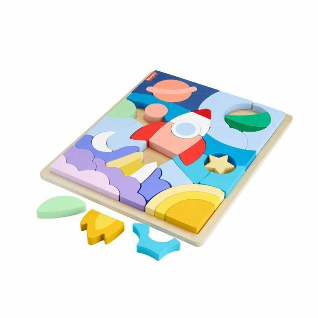 Kinder Puzzle aus Holz Fisher-Price 30 x 2 x 25 cm