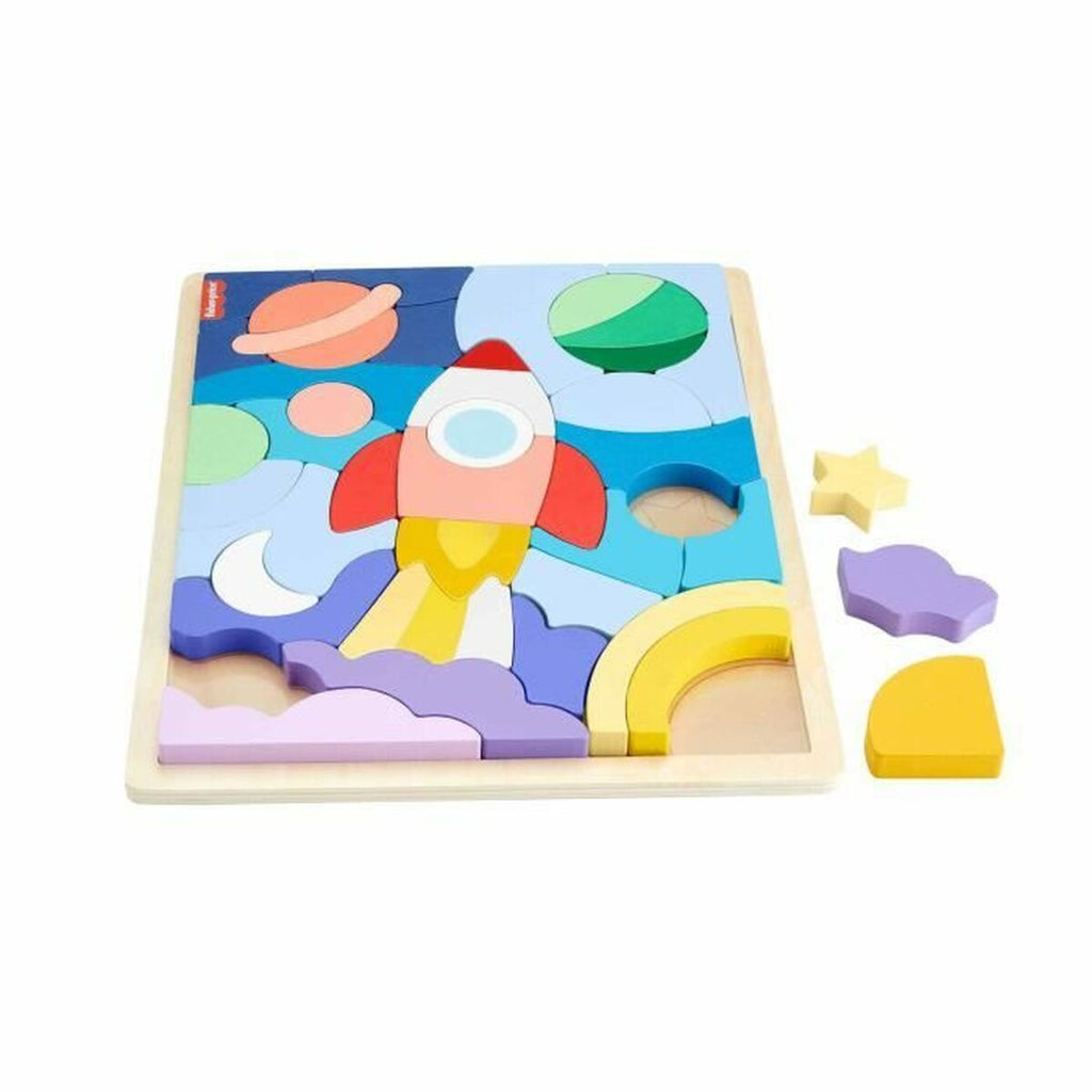 Kinder Puzzle aus Holz Fisher-Price 30 x 2 x 25 cm