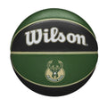 Basketball Wilson NBA Team Tribute Milwakee 7 grün Kautschuk (Größe 7)