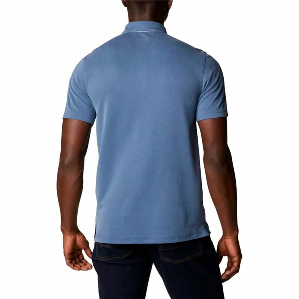 Herren Kurzarm-Poloshirt Columbia Nelson Point™ Indigo – LuxeStyle Schweiz