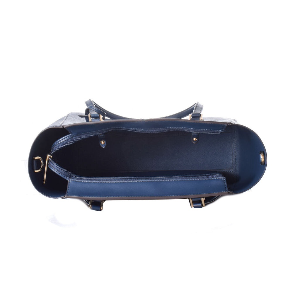 Damen Handtasche Michael Kors CHARLOTTE Blau 34 x 27 x 11 cm