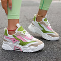 Sportliche Mesh-Sneaker mit Blumenmuster