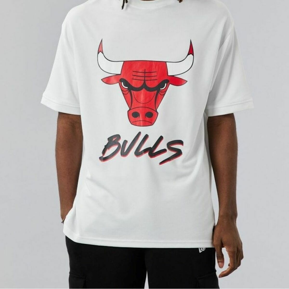 Kurzärmliges Sport T-Shirt NBA SCRIPT MESH New Era WHIFDR 60284736 Weiß – LuxeStyle Schweiz
