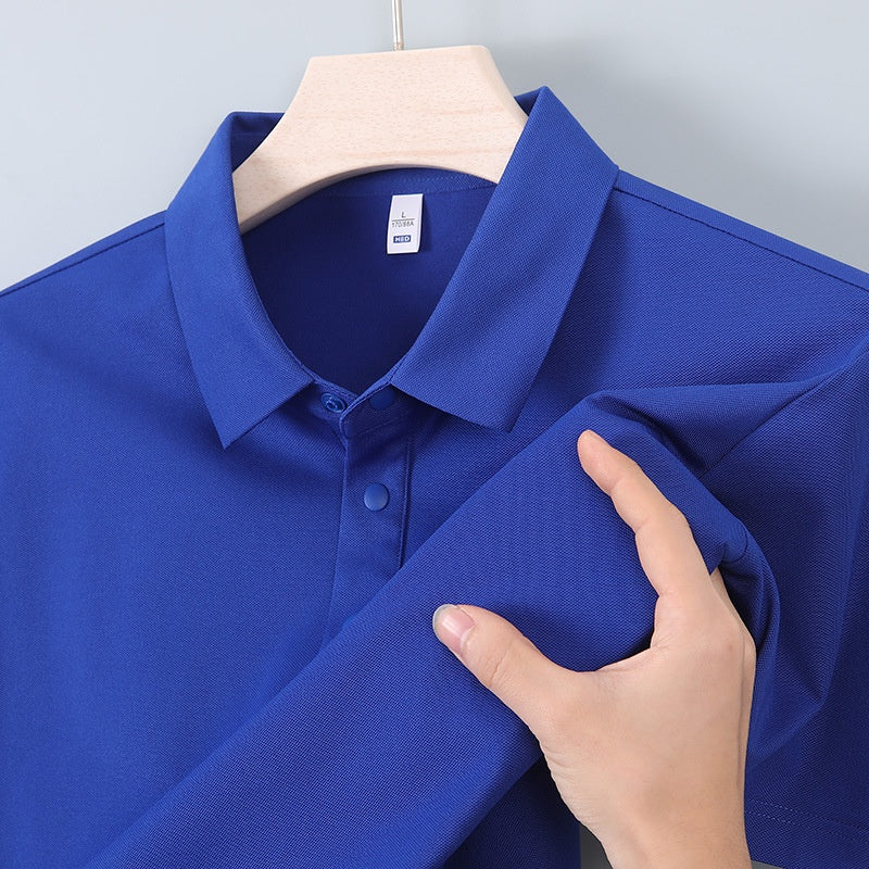 Polo-Shirt Baumwoll-Mix mit Reverskragen – Bild 8 | LuxeStyle