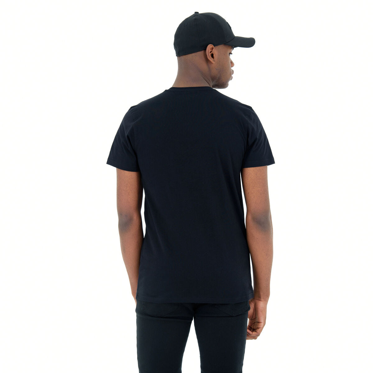 Kurzärmliges Sport T-Shirt New Era NOS NBA LOSLAK 60416756 Schwarz