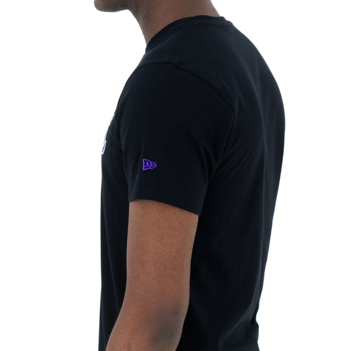 Kurzärmliges Sport T-Shirt New Era NOS NBA LOSLAK 60416756 Schwarz