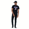 Kurzärmliges Sport T-Shirt New Era NOS NBA LOSLAK 60416756 Schwarz