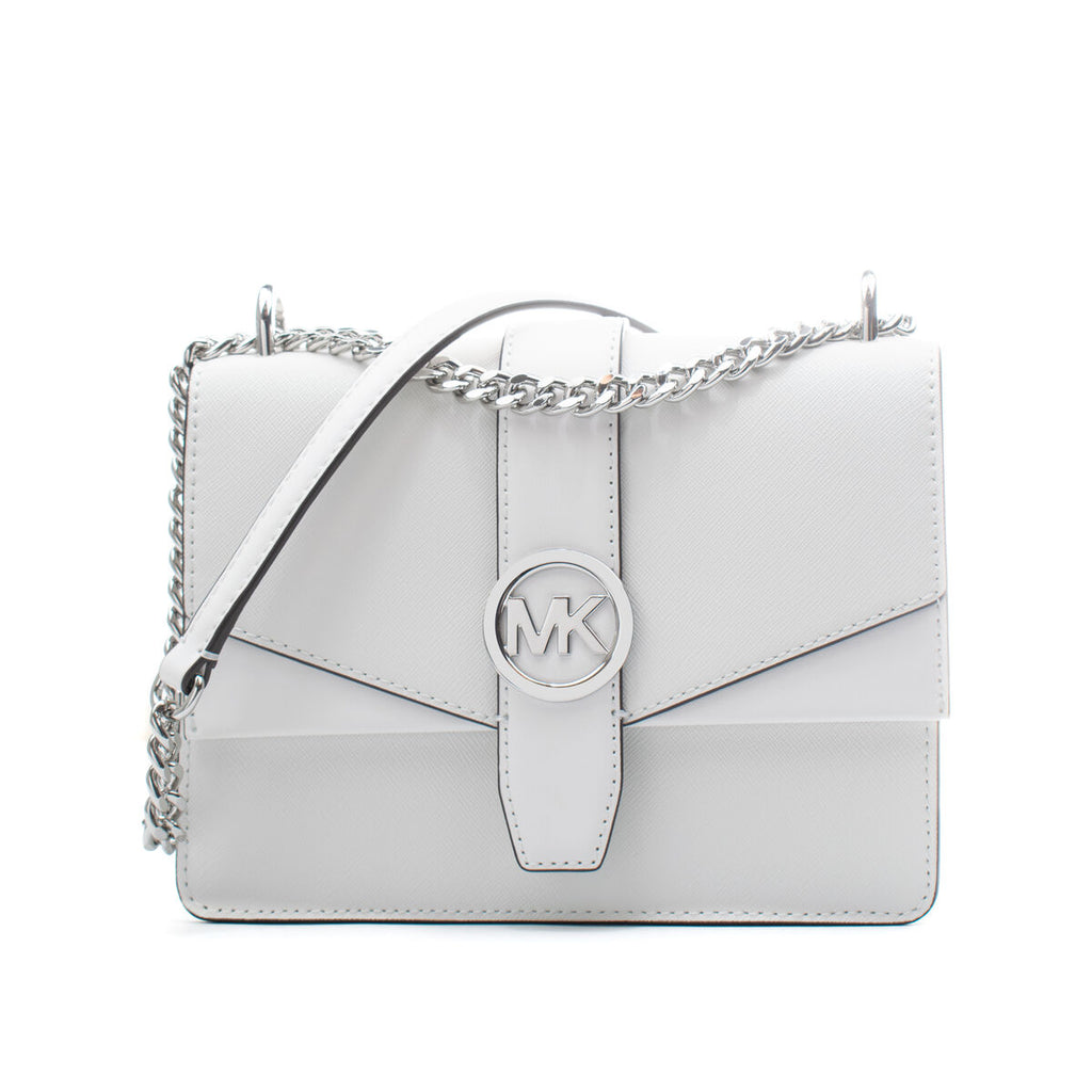 Umhängetasche Michael Kors Greenwich Weiß 20 x 18 x 6 cm