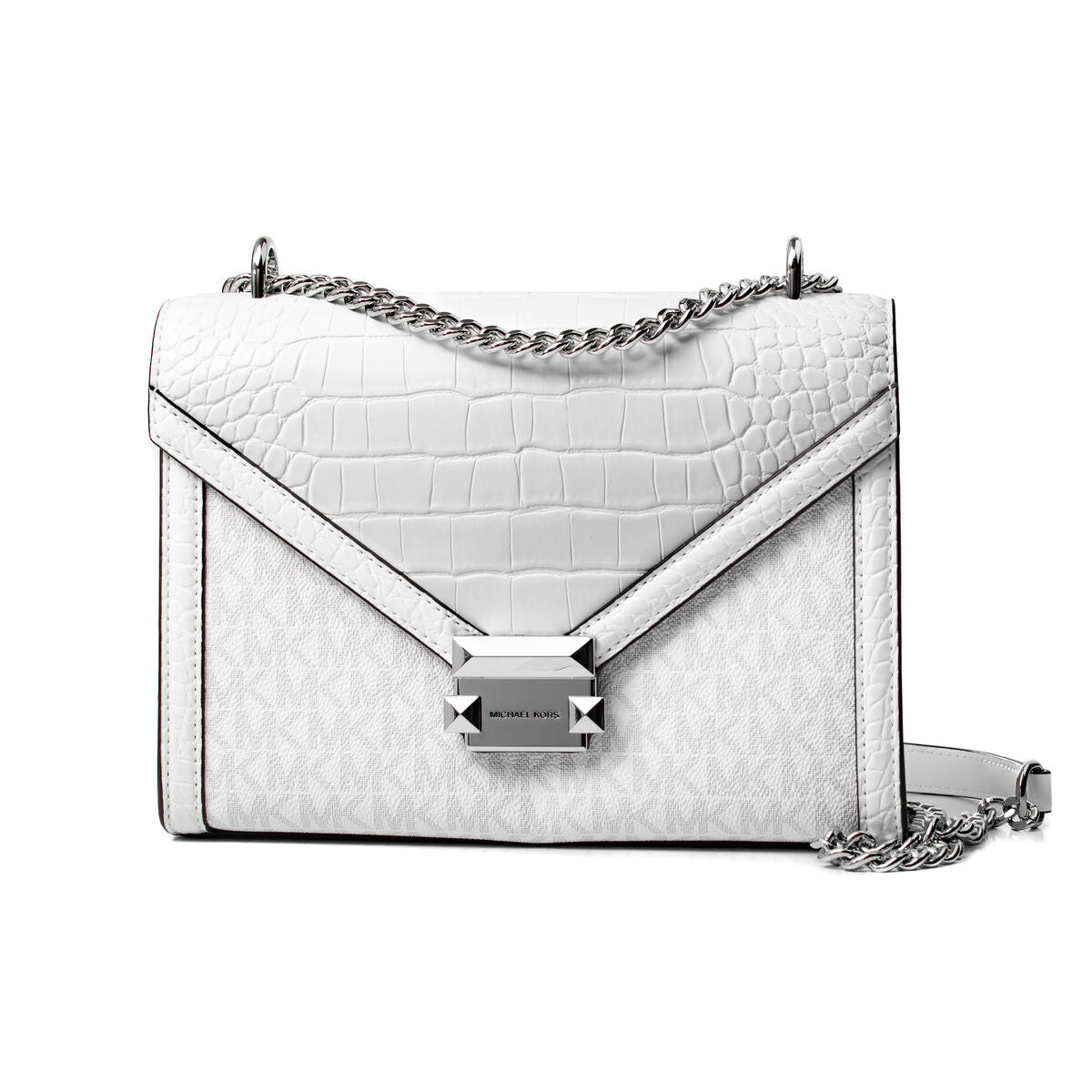 Umhängetasche Michael Kors Whitney Weiß 24 x 18 x 8 cm