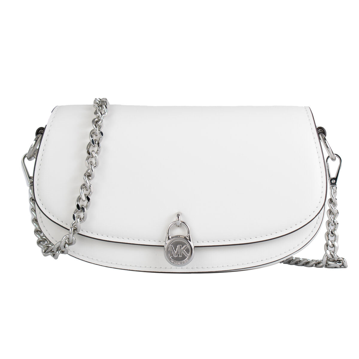 Umhängetasche Michael Kors Mila Weiß 23 x 12 x 6 cm