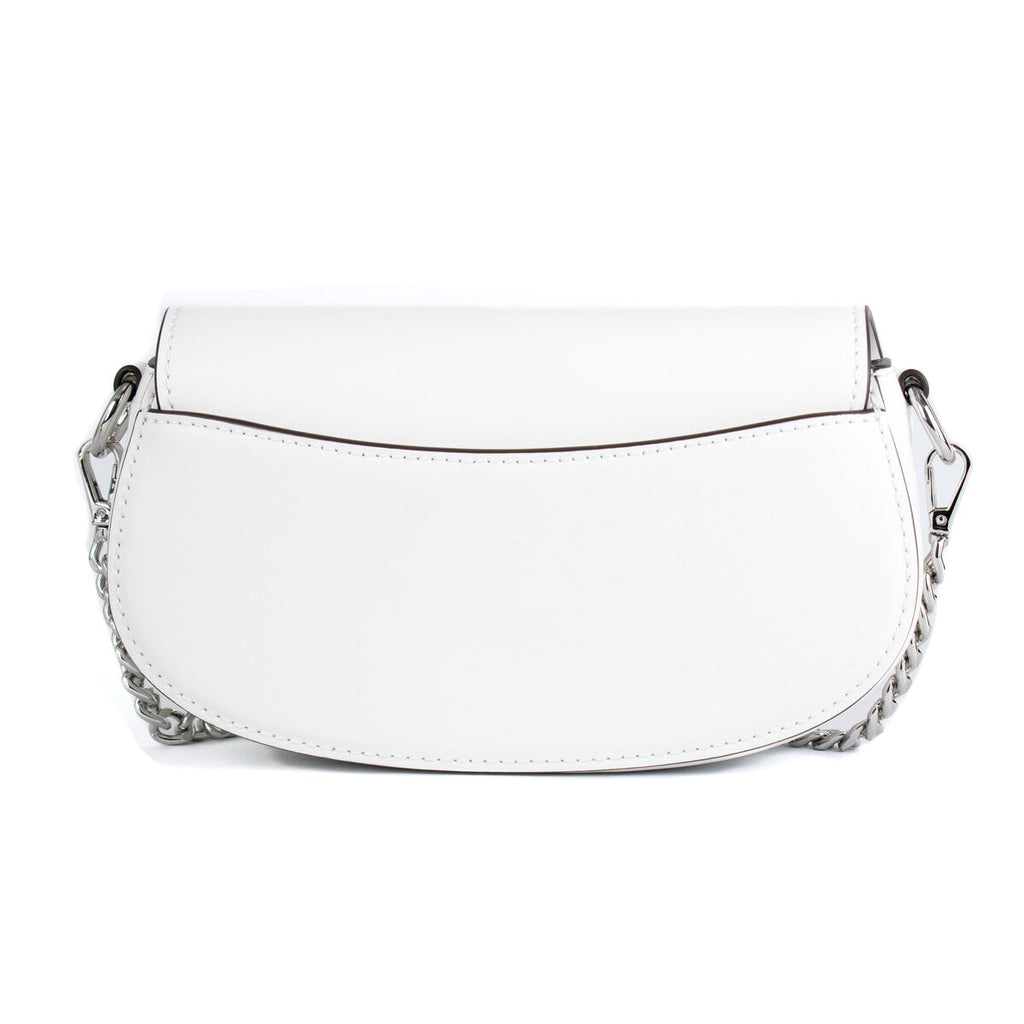 Umhängetasche Michael Kors Mila Weiß 23 x 12 x 6 cm