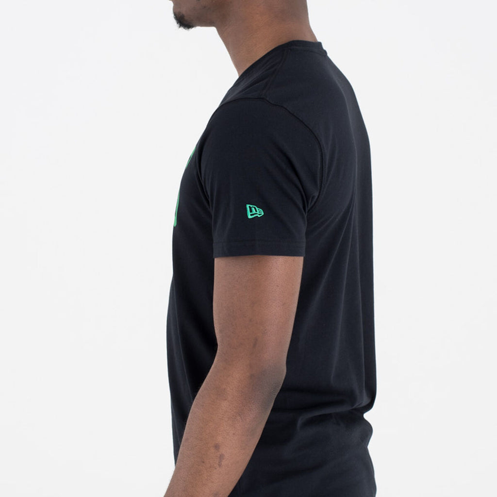 Kurzärmliges Sport T-Shirt New Era NOS NBA BOSCEL 60505459 Schwarz