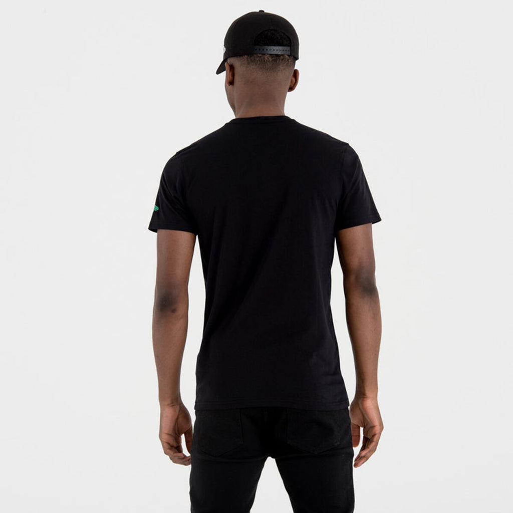 Kurzärmliges Sport T-Shirt New Era NOS NBA BOSCEL 60505459 Schwarz