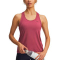 Ärmelloses Damen-T-Shirt Under Armour Tech Knockout Karmesinrot Fitness