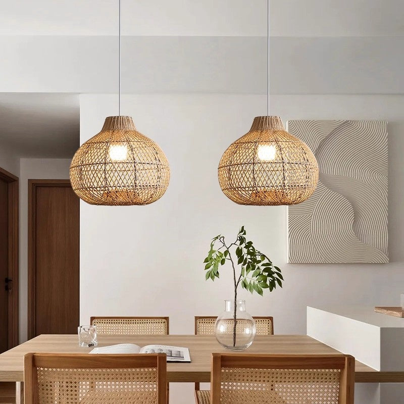 Wicker Lampe für Esszimmer – Wisteria oder Kaffee – Bild 5 | LuxeStyle