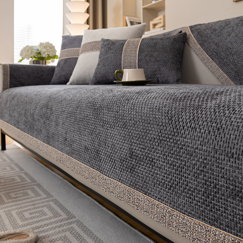 Chenille Sofa-Kissen