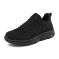 Schwarze Damen-Sneaker, Leichtgewicht & atmungsaktiv mit weicher Sohle