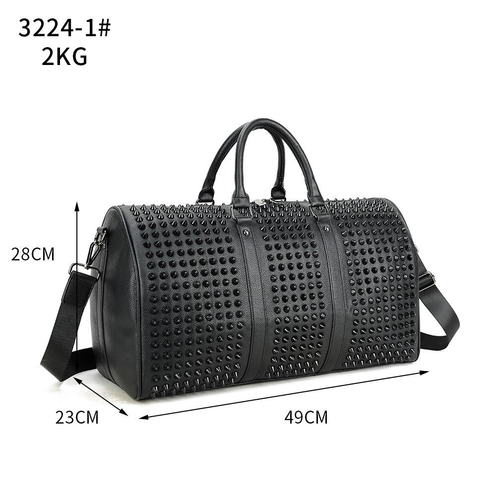 Reisetasche mit Nieten, gross