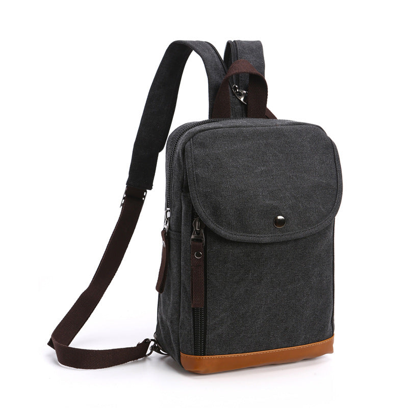 Freizeit Canvas Umhängetasche für Herren – Bild 5 | LuxeStyle