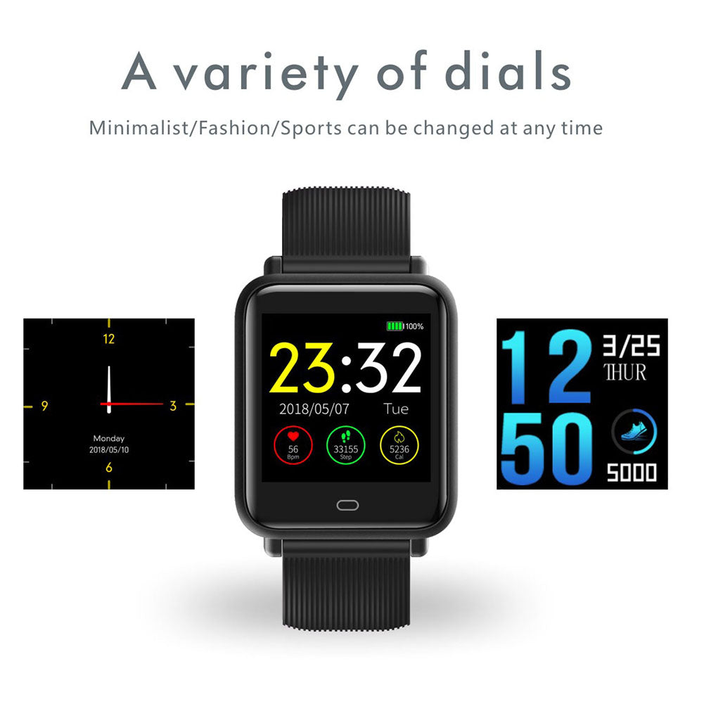 Q9 Smartwatch mit Herzfrequenz und Fitness-Tracker – Bild 11 | LuxeStyle