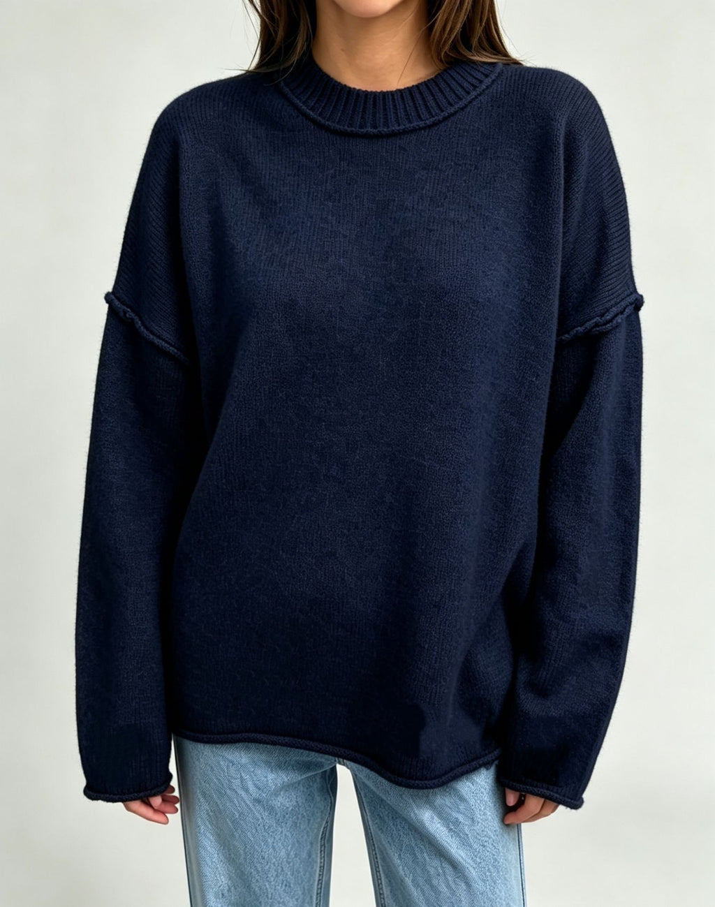 Oversized Strickpullover für Damen