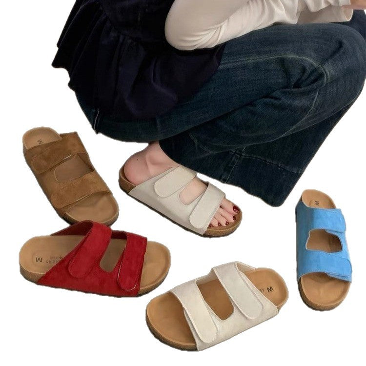 Slide-on Outdoor-Sandale mit Weichsohle