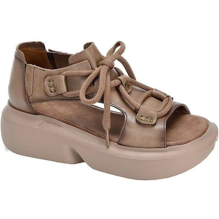 Römische Plattform-Sandalen