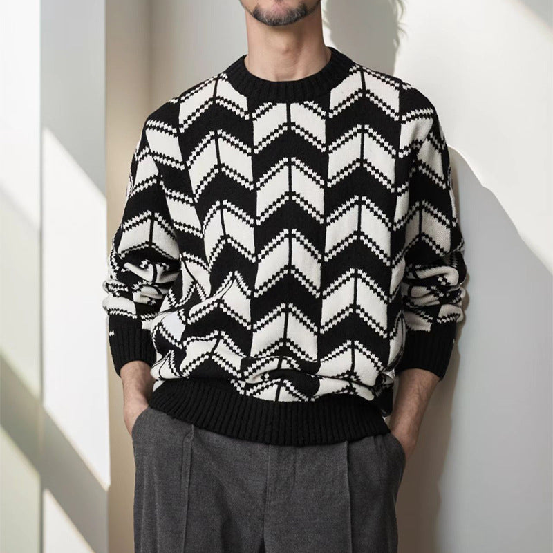 Schwarzes StrickOberteil