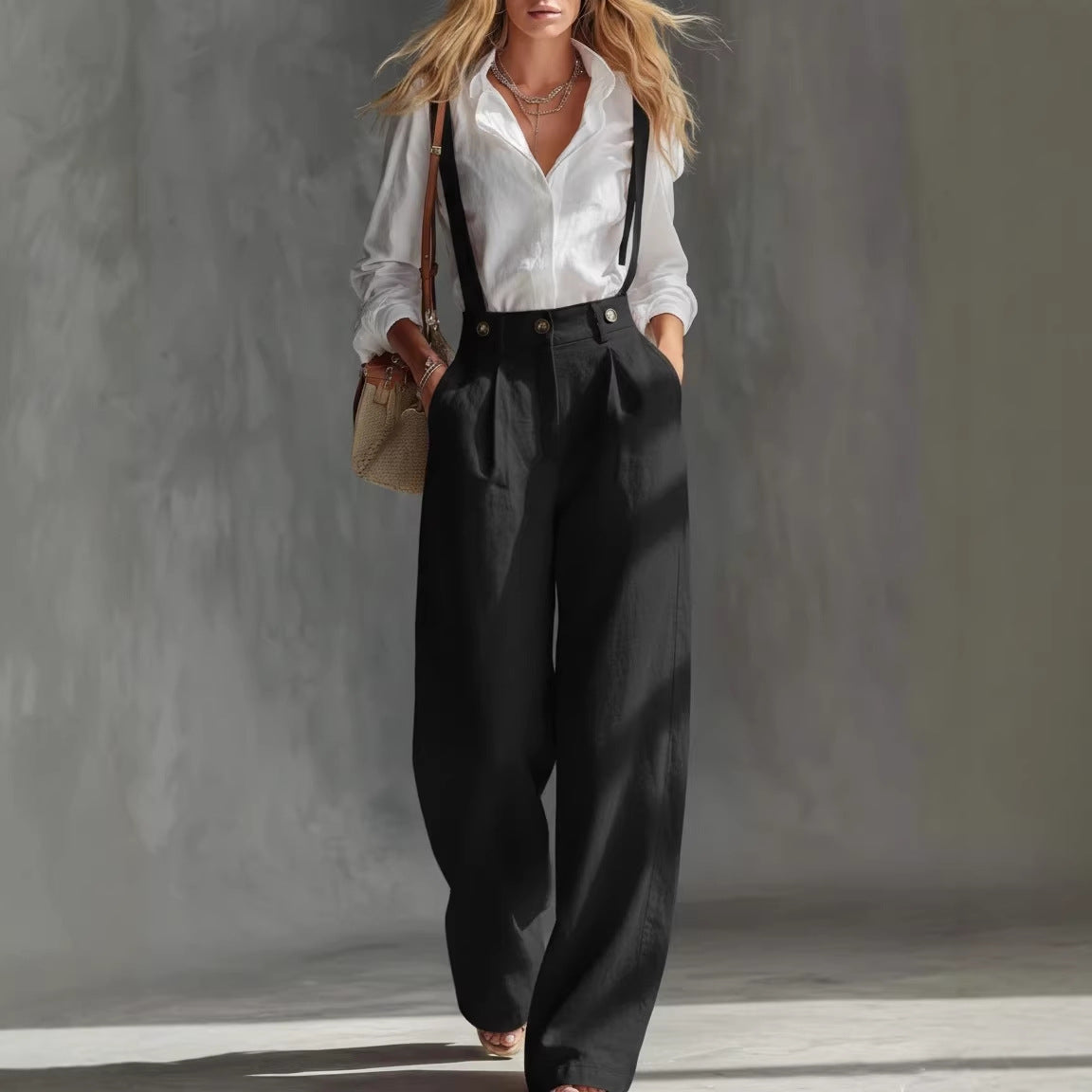 Vielseitiger Jumpsuit mit weitem Bein