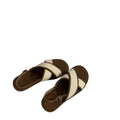 Retro-Sandalen mit Kreuzriemen