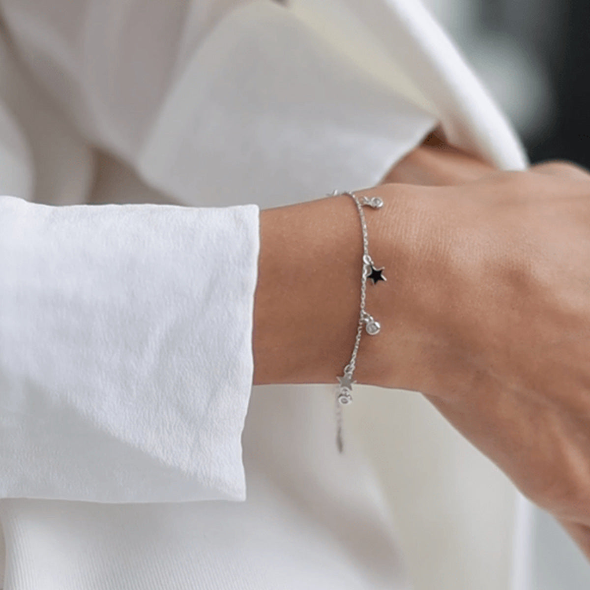 Armband mit Stern-Anhänger aus 925er Silber – Bild 6 | LuxeStyle
