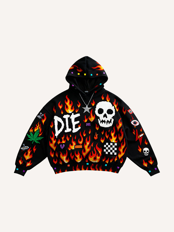 3D Muster Hoodie für Herren