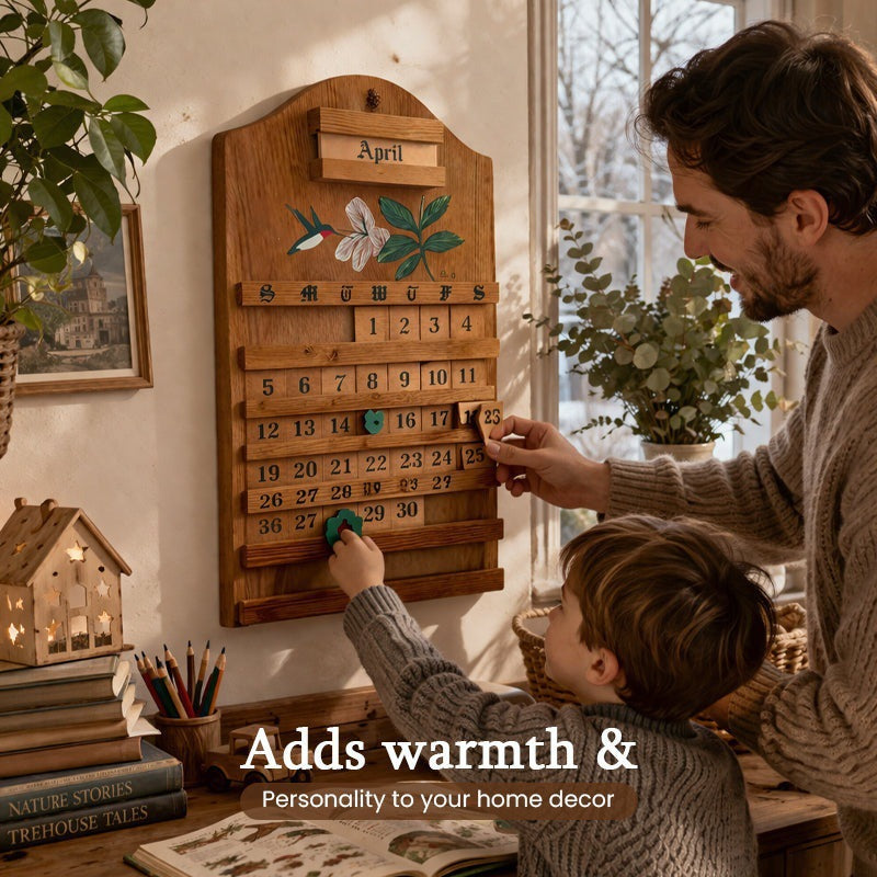 Wandkalender aus Holz – Bild 4 | LuxeStyle