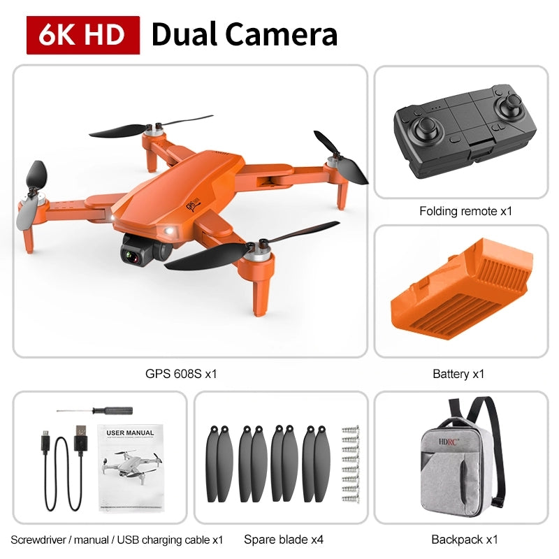 GPS-Drohne mit Dual-Kamera