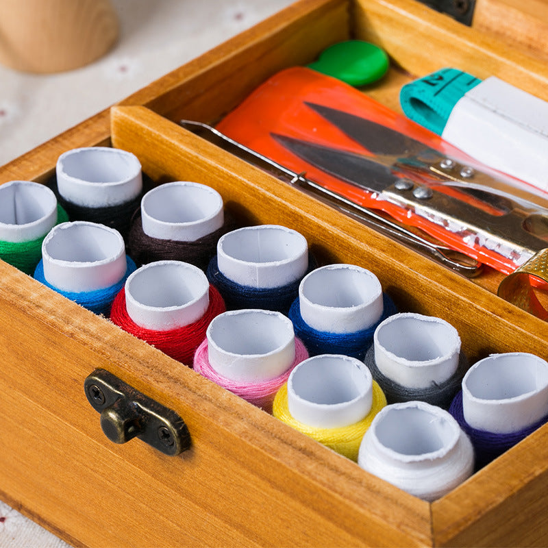 Nadel-Holzbox für Handarbeiten | LuxeStyle