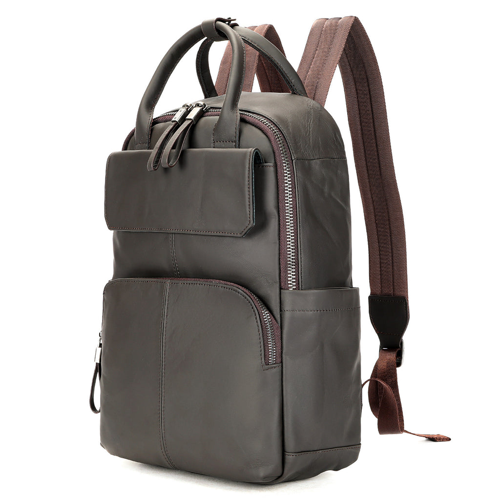 Business Rucksack aus Echtleder – Bild 3 | LuxeStyle