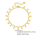 Sommer-Armband «Évil» · Schmetterling & Nazar-Auge, vergoldet
