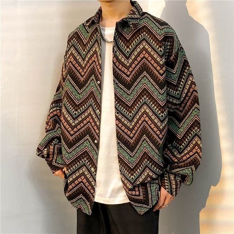 Retro Langarmhemd im Ethno-Stil – Bild 15 | LuxeStyle