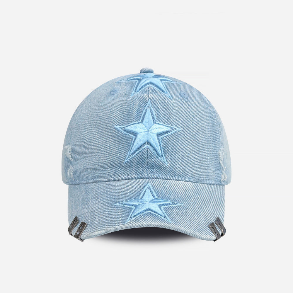 Baseball Cap mit Stern-Stickerei