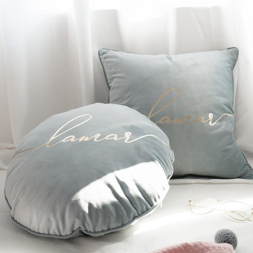 Nordisches Samtkissen – Rund oder Eckig – Bild 5 | LuxeStyle
