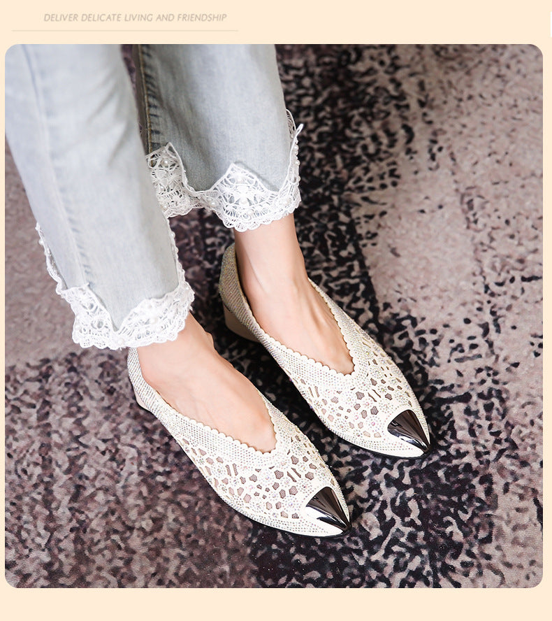Pumps mit Mesh & Strass – Bild 13 | LuxeStyle