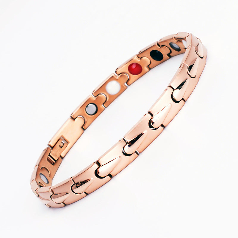 Magnetarmband aus Titan und Edelstahl – Bild 2 | LuxeStyle