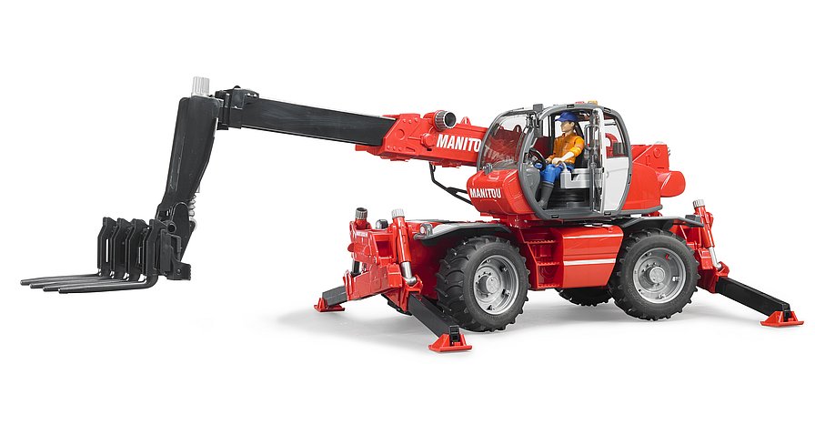 Manitou Teleskopstapler MRT 2150 mit Zubehör