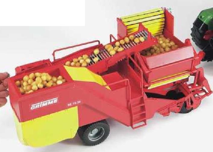 Grimme SE75-30 Kartoffelvollernter mit 80 Kartoffelimitaten