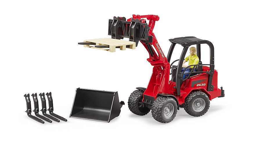 Schäffer Hoflader 2630 mit Figur und Zubehör