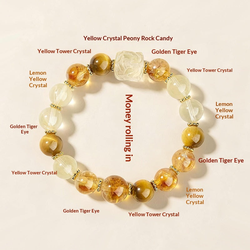 Citrin- und Kristallarmband – Bild 13 | LuxeStyle