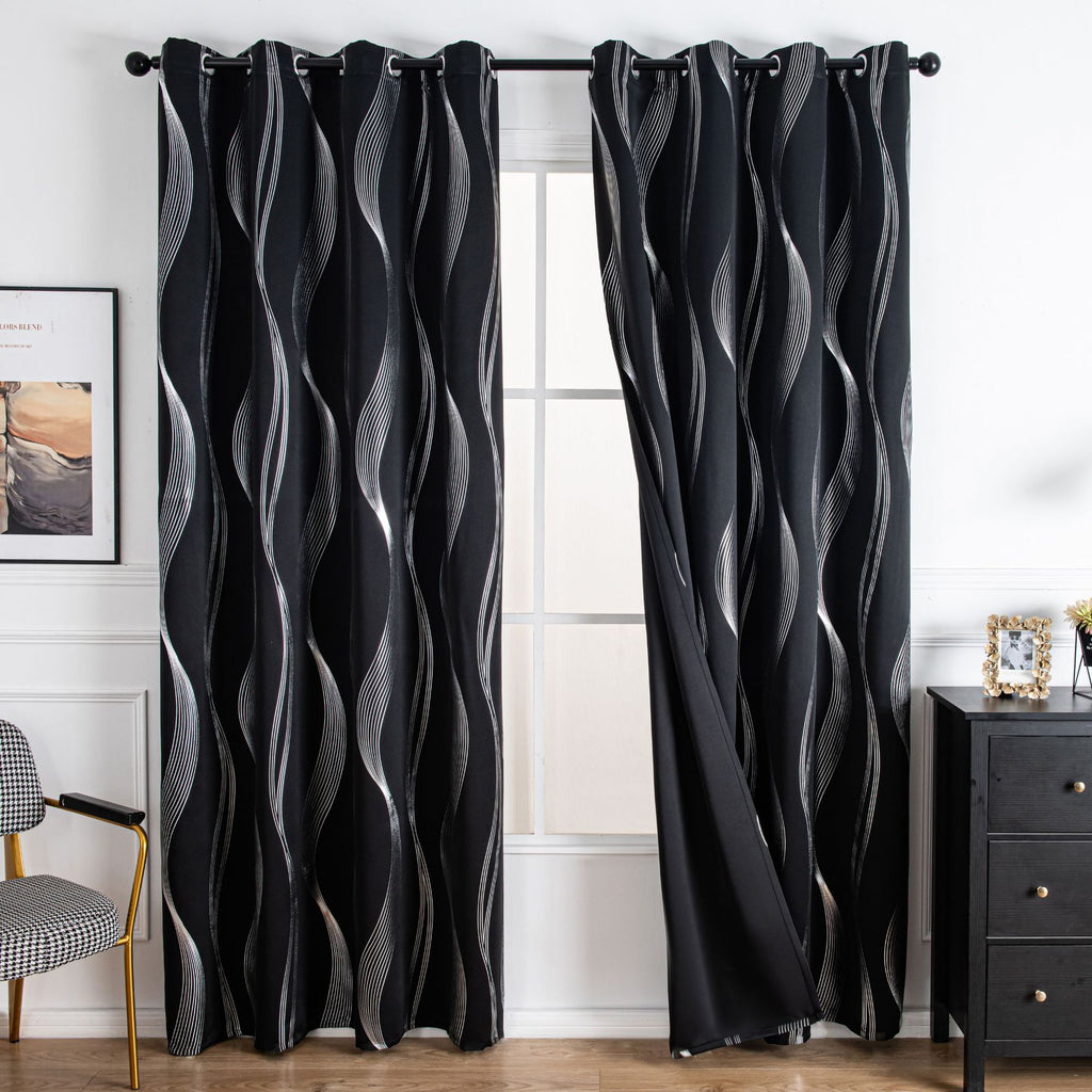Wellenlinien Vorhang mit Sonnenschutz – Bild 5 | LuxeStyle