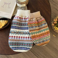 Retro Streifenbeiger Strampler für Haustiere | LuxeStyle